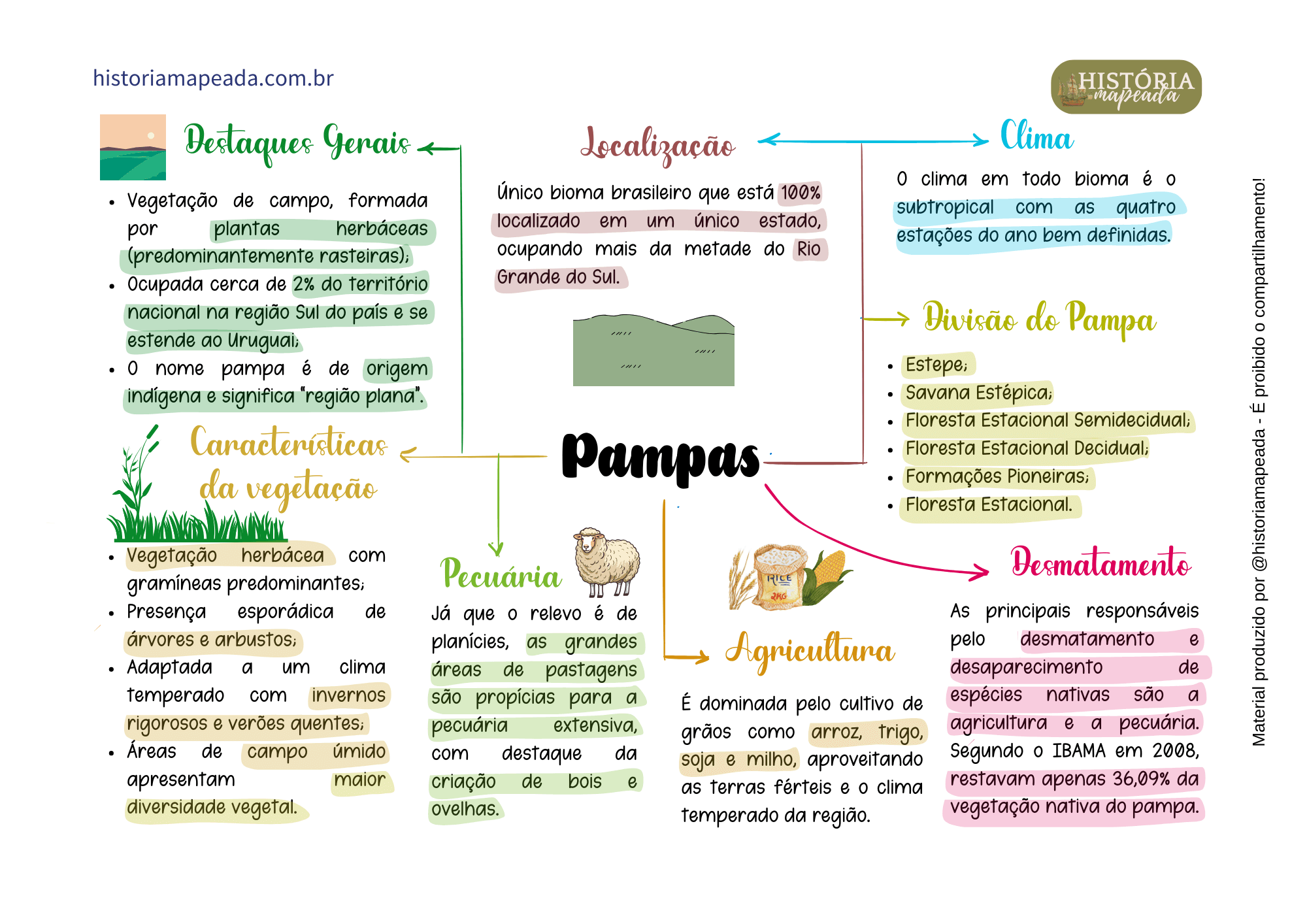 Mapas Mentais de Geografia 5